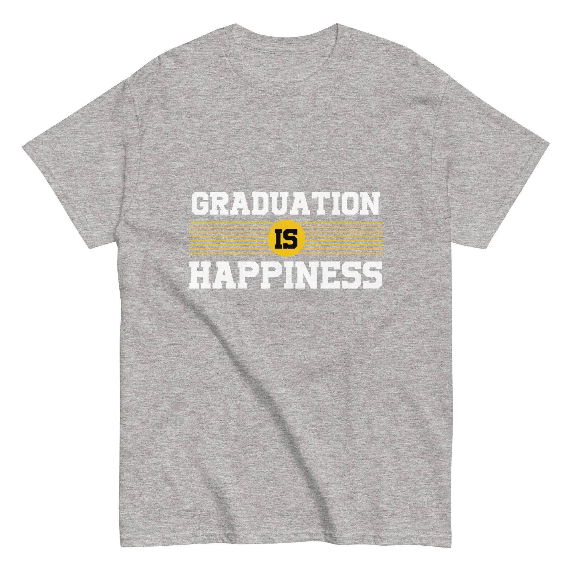 GRADUATION IS HAPPINESS men's t-shirt - - Graduation shirts - Printoo Shop