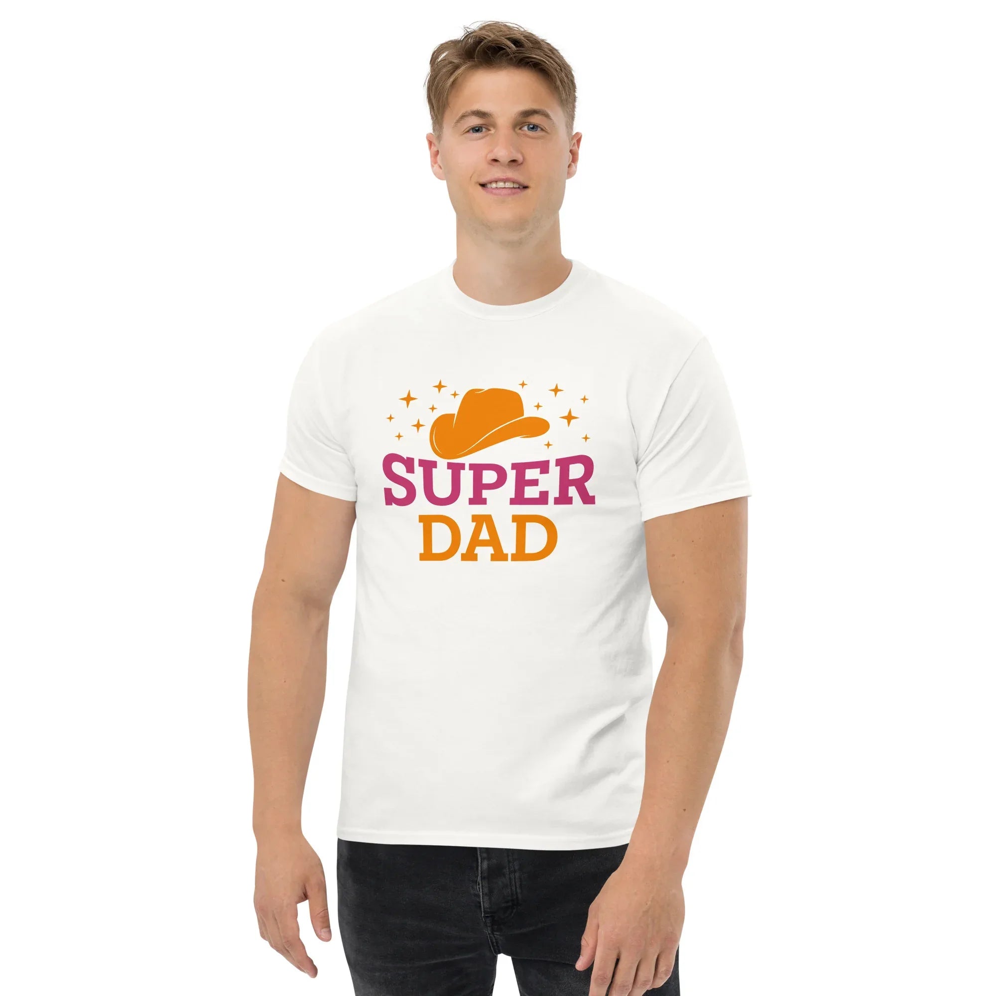 SUPER DAD 2 men's t-shirt - Printoo Shop - - Father's Day, men's t-shirt, Men’s Classic Tee | Gildan 5000, t-shirt