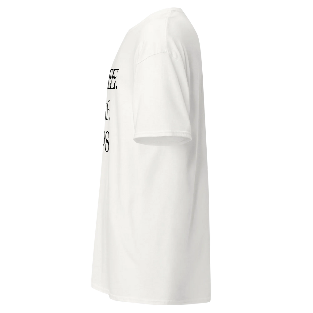 COFFEE YOGA NAPS unisex t-shirt - - Coffee shirts - Printoo Shop