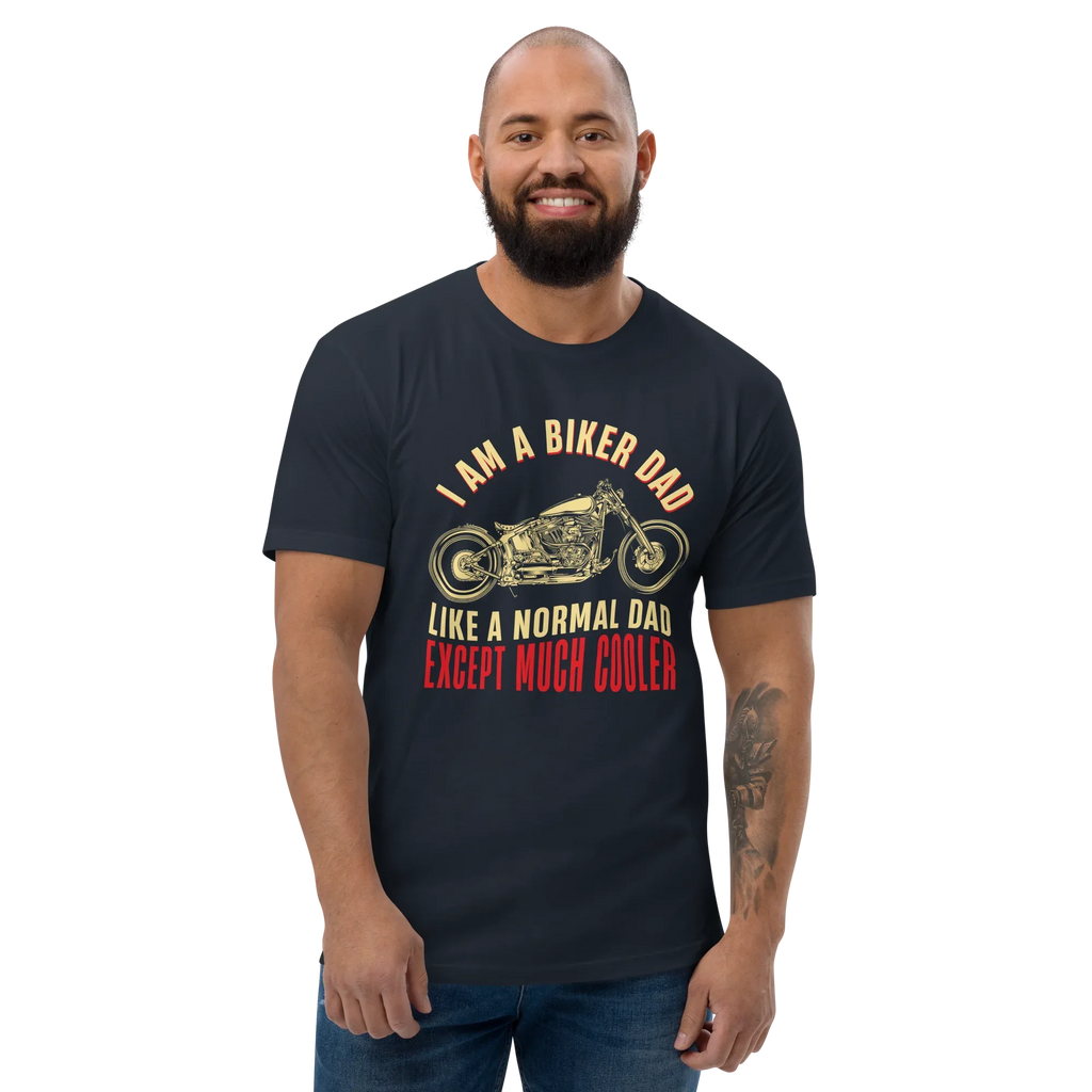 BIKER DAD men's t-shirt - - Dad t-shirts - Printoo Shop