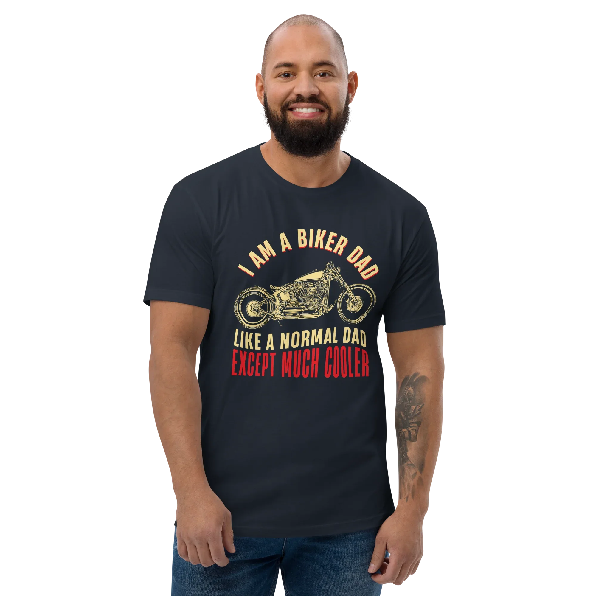BIKER DAD men's t-shirt - - Dad t-shirts - Printoo Shop
