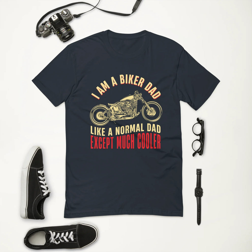 BIKER DAD men's t-shirt - - Dad t-shirts - Printoo Shop