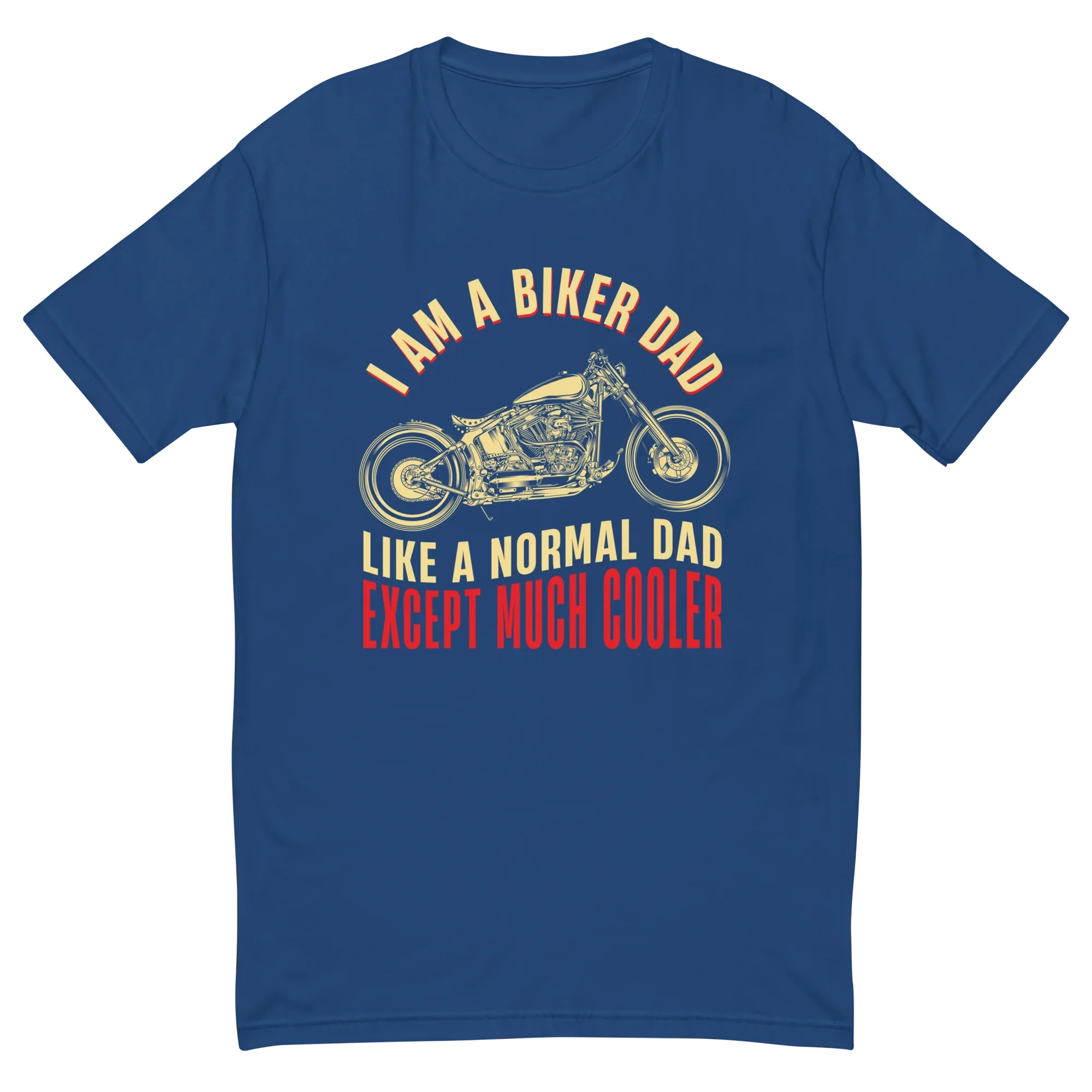 BIKER DAD men's t-shirt - Printoo Shop - - Father's Day, Men's Fitted T-Shirt | Next Level 3600, men's t-shirt