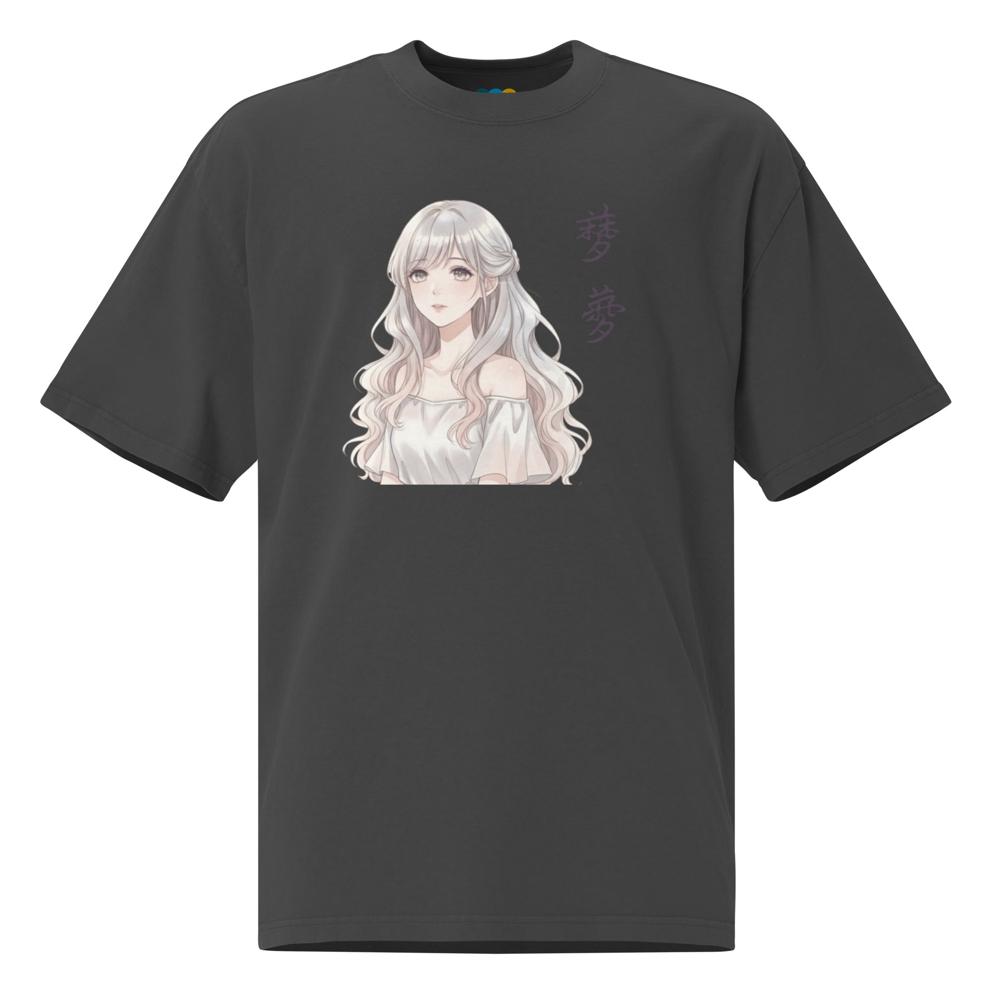 oversized women’s t-shirt - Faded Black / S - Printoo Shop - 5285939_17569