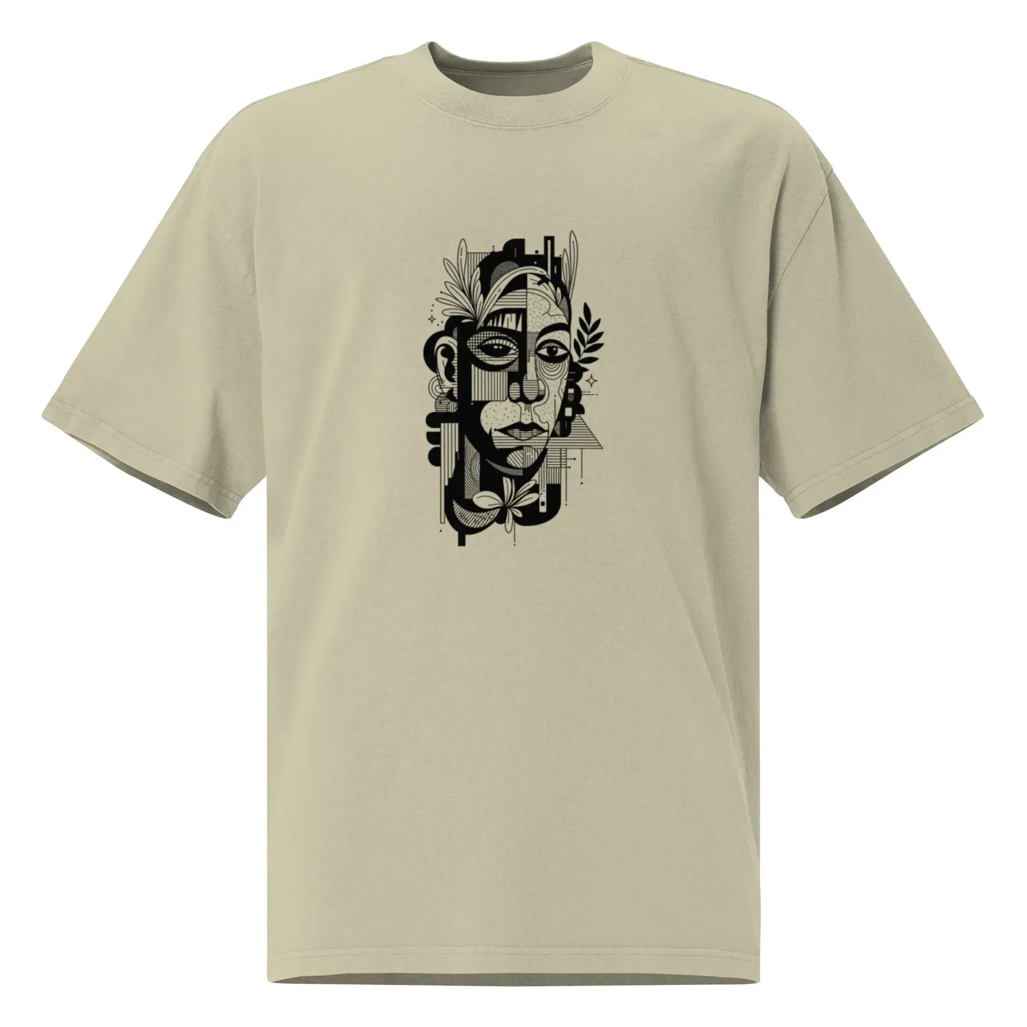 ABSTRACT ART oversized women’s t-shirt - Printoo Shop - - Aw 2026,Oversized Faded T-Shirt | AS Colour 5082,t-shirt,Women,women’s t-shirt