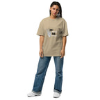 BE HAPPY oversized women’s t-shirt - Printoo Shop - - Aw 2026,Oversized Faded T-Shirt | AS Colour 5082,t-shirt,Women,women’s t-shirt
