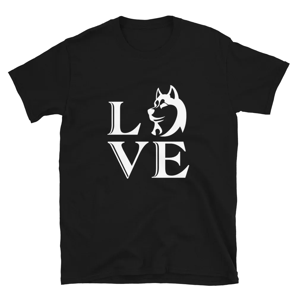 DOG LOVE unisex t-shirt - - Dogs t-shirt - Printoo Shop