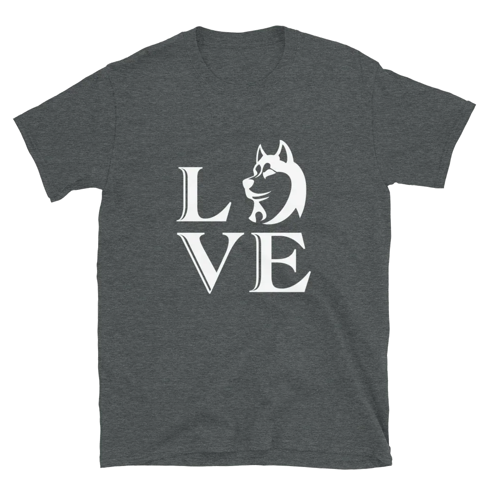 DOG LOVE unisex t-shirt - - Dogs t-shirt - Printoo Shop