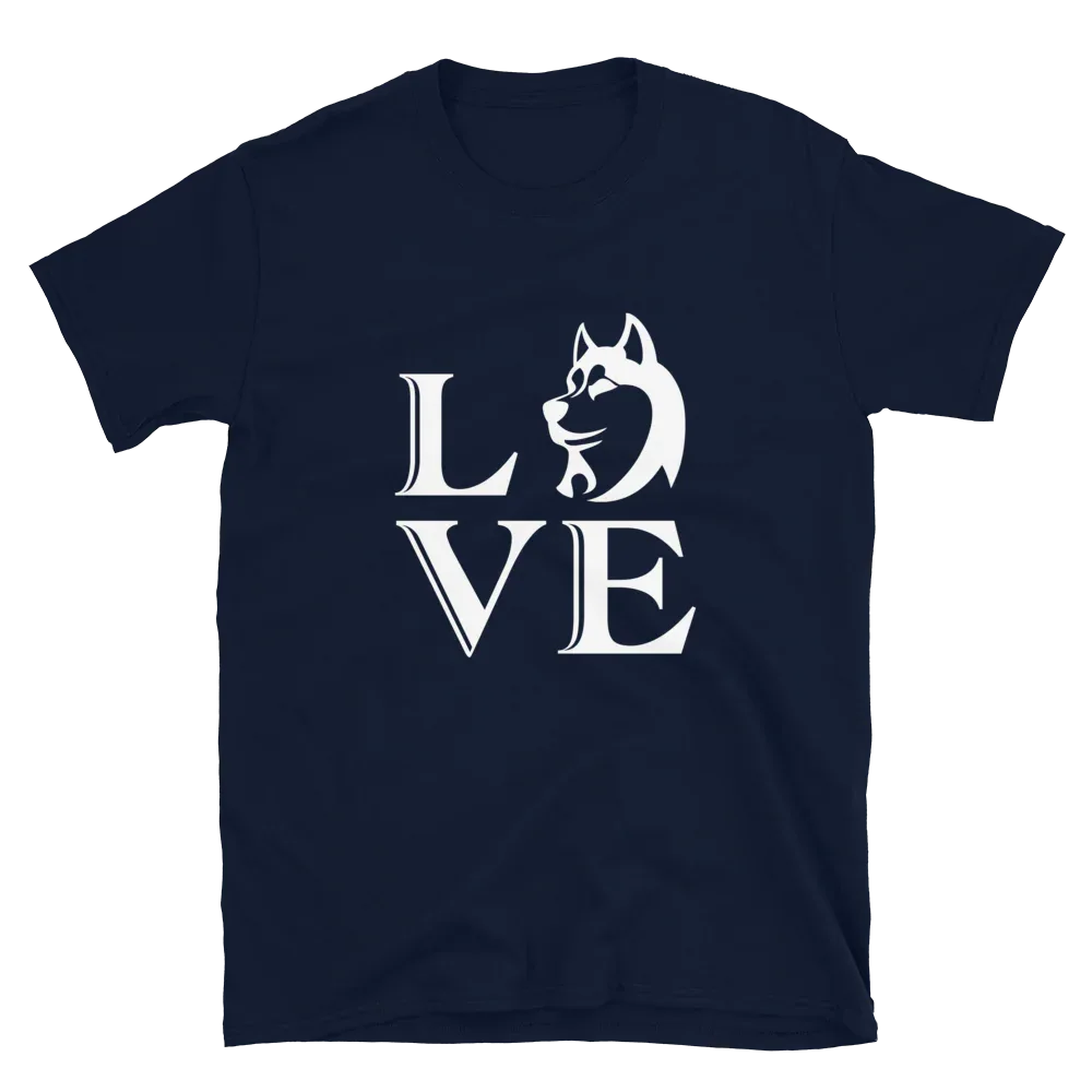 DOG LOVE unisex t-shirt - - Dogs t-shirt - Printoo Shop