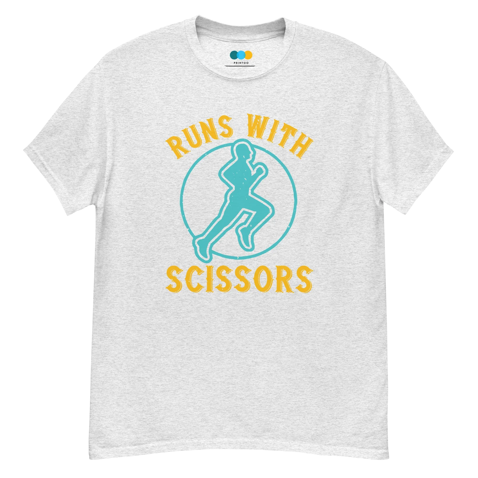 RUNS /w SCISSORS unisex t-shirt - - Running - Printoo Shop