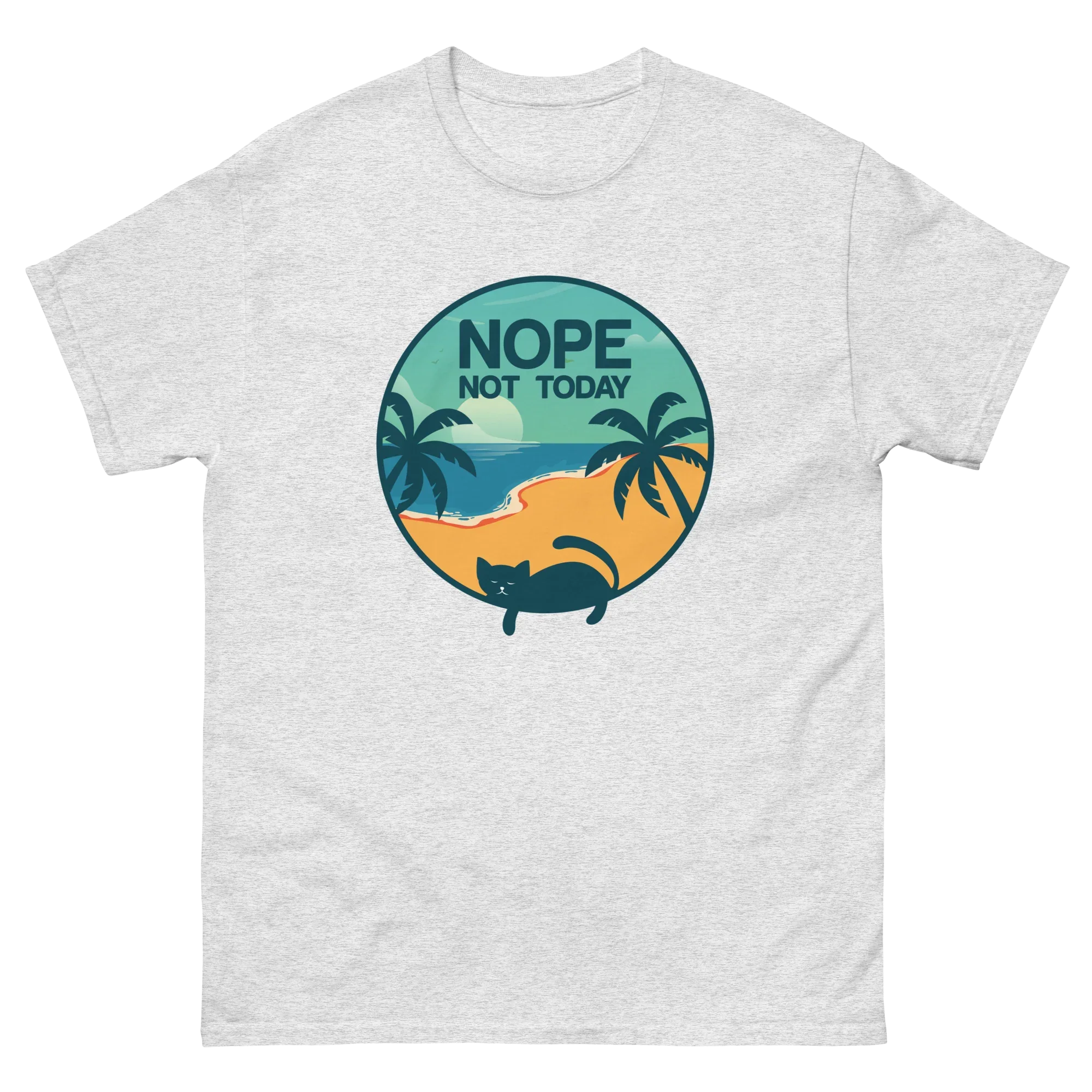 NOT TODAY unisex t-shirt - - Cat t-shirts - Printoo Shop