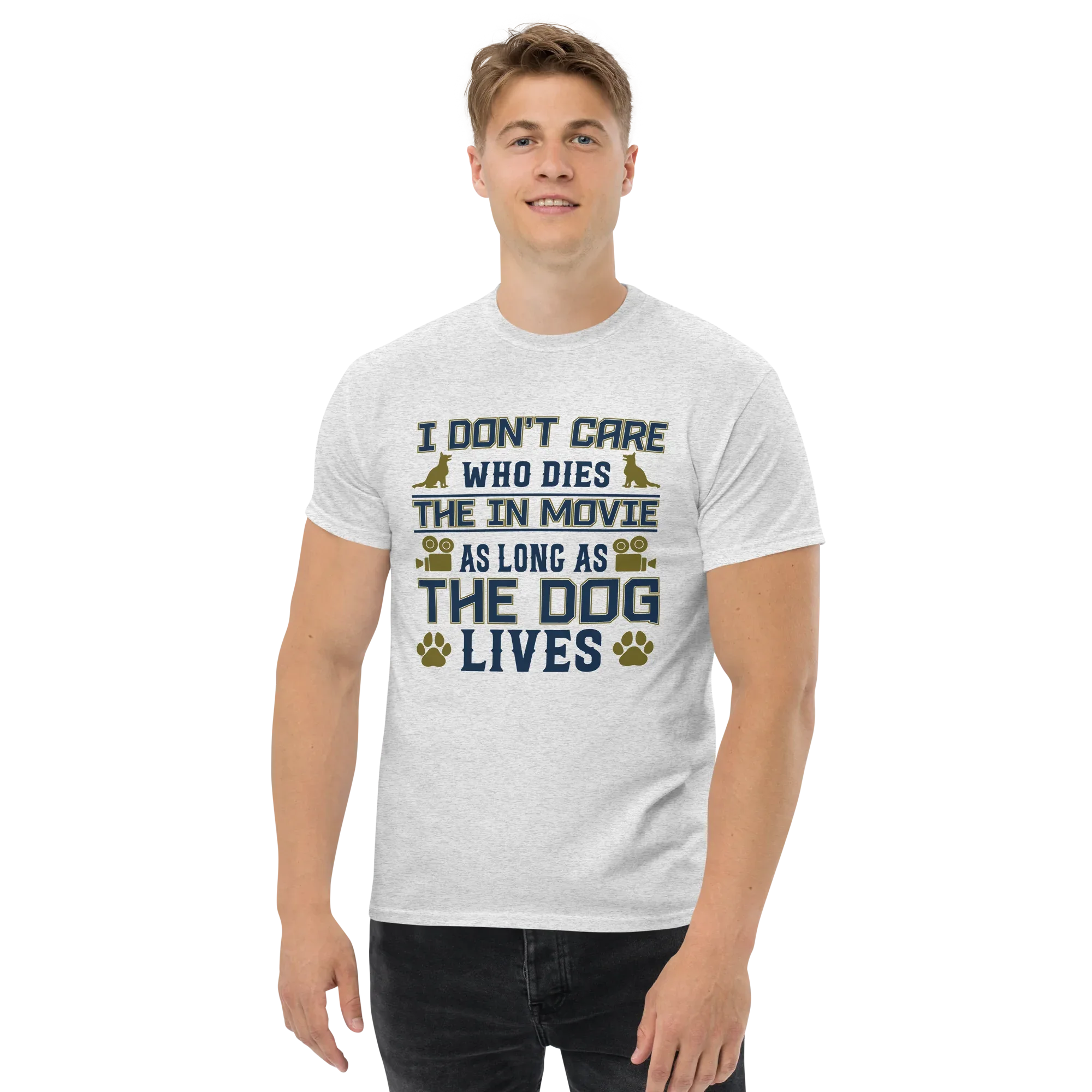 THE DOG LIVES unisex t-shirt - - Dogs t-shirt - Printoo Shop