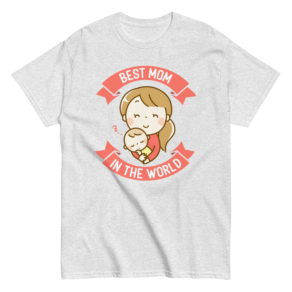 BEST MOM unisex t-shirt - Printoo Shop - - Mom t-shirts, t-shirt, unisex, Unisex Classic Tee | Gildan 5000