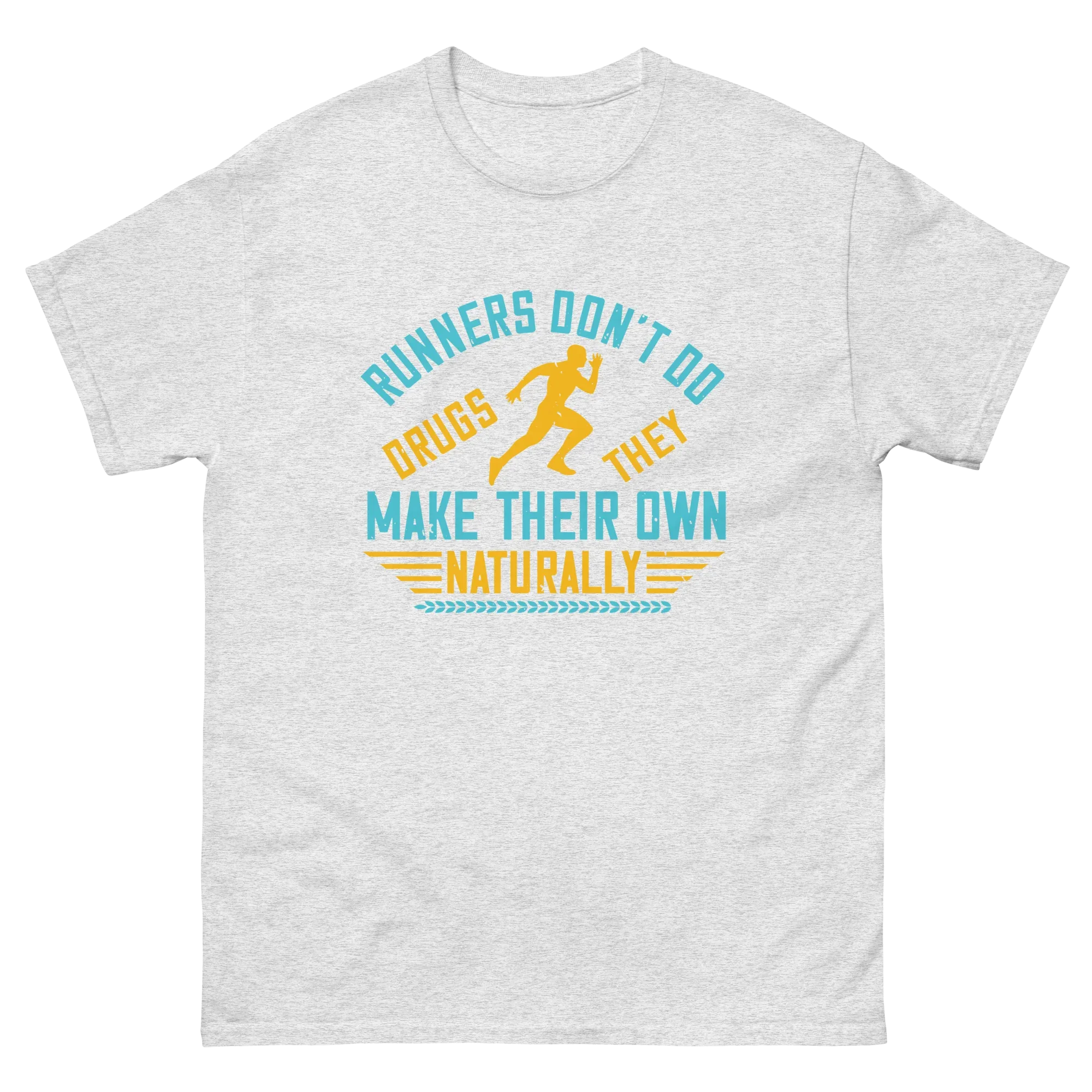 NATURALLY RUNNERS unisex t-shirt - - Running t-shirts - Printoo Shop