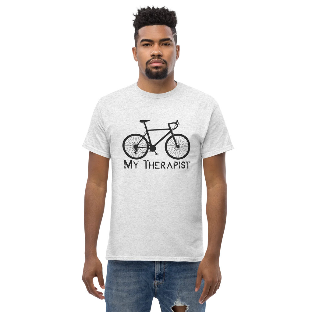 MY THERAPIST unisex t-shirt - - Bicycle t-shirts - Printoo Shop
