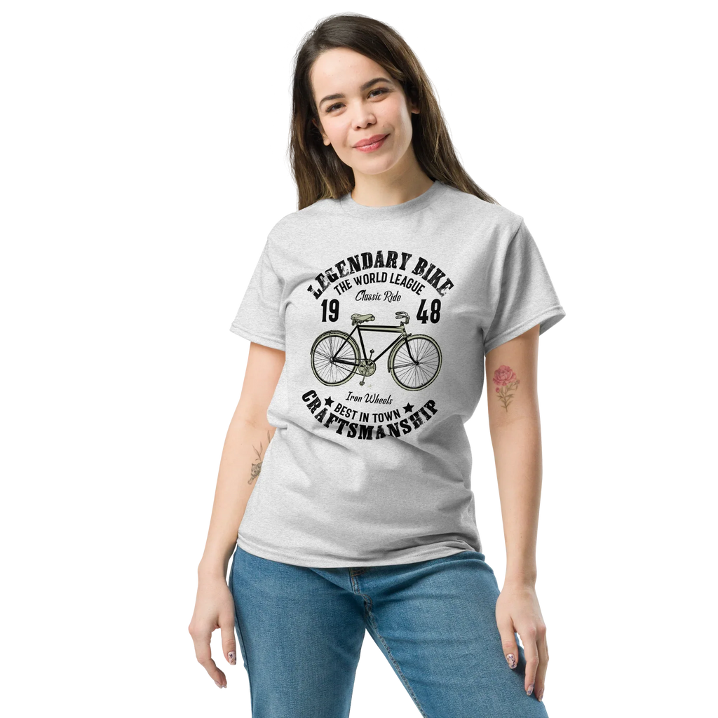 LEGENDARY BIKE unisex t-shirt - - Bicycle t-shirts - Printoo Shop
