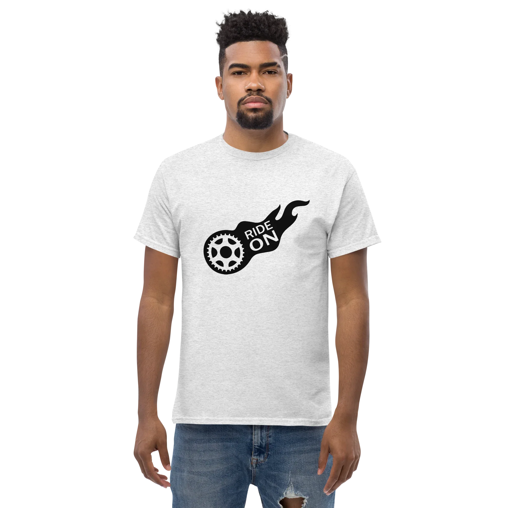 RIDE ON unisex t-shirt - - Bicycle t-shirts - Printoo Shop