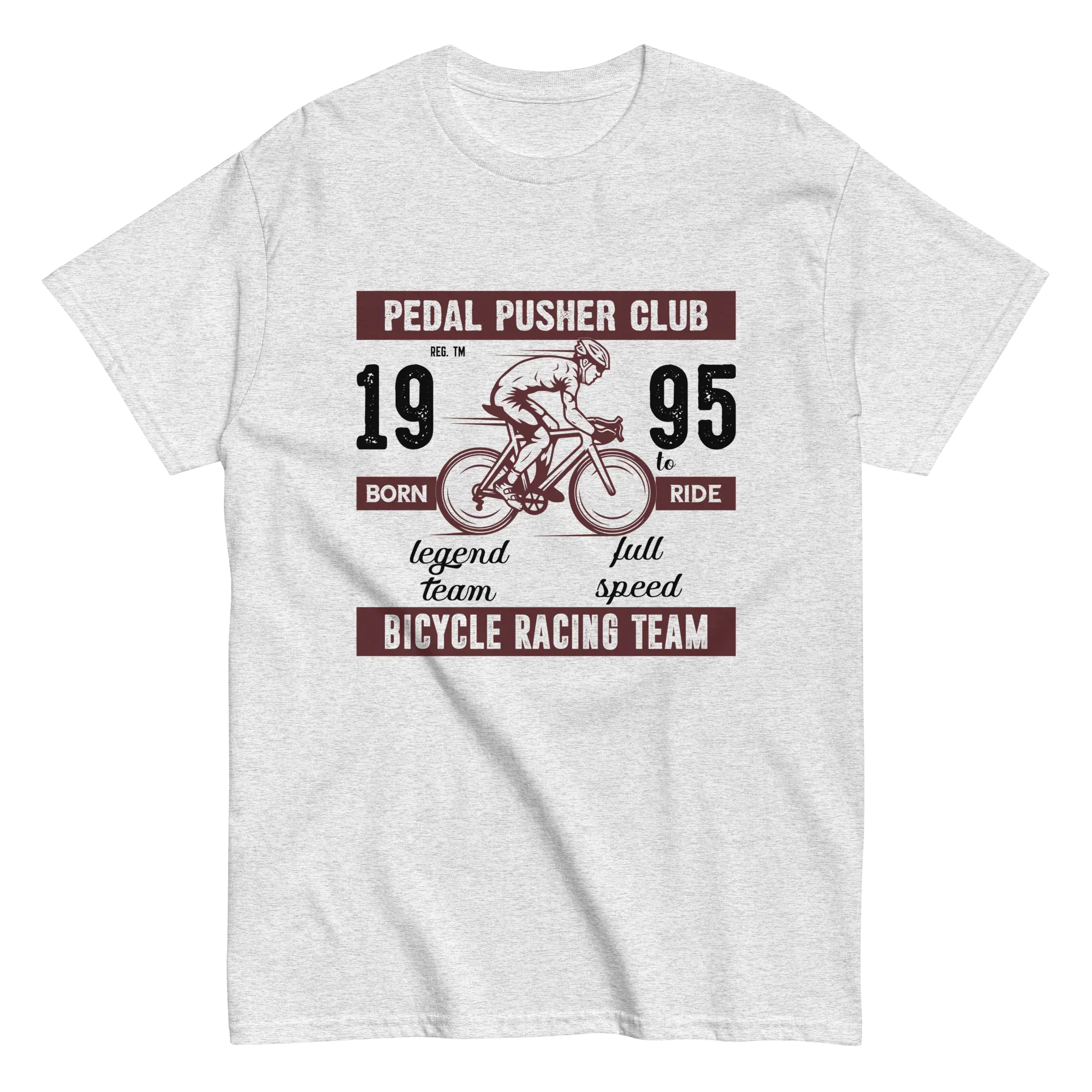 PEDAL PUSHER CLUB unisex t-shirt - - Bicycle t-shirts - Printoo Shop