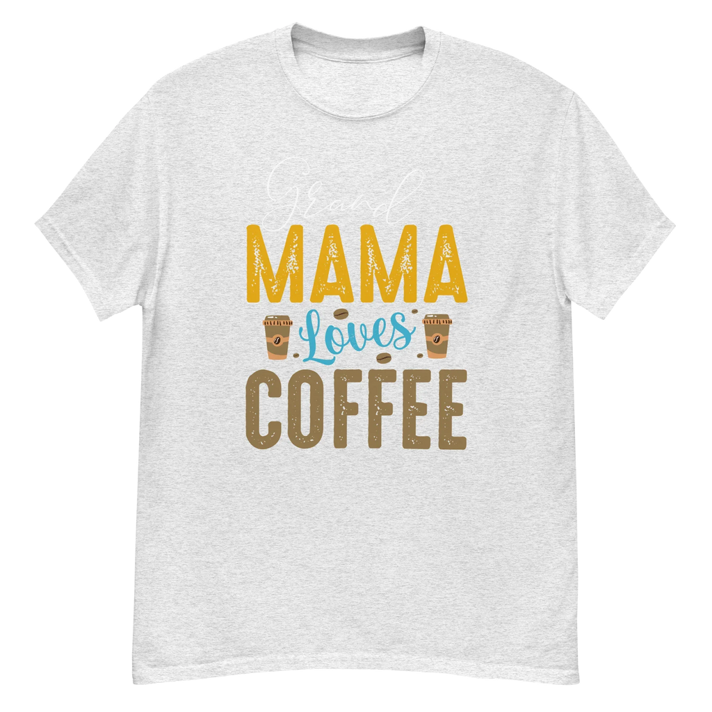 GRANDMA LOVES COFFEE unisex t-shirt - - - Printoo Shop