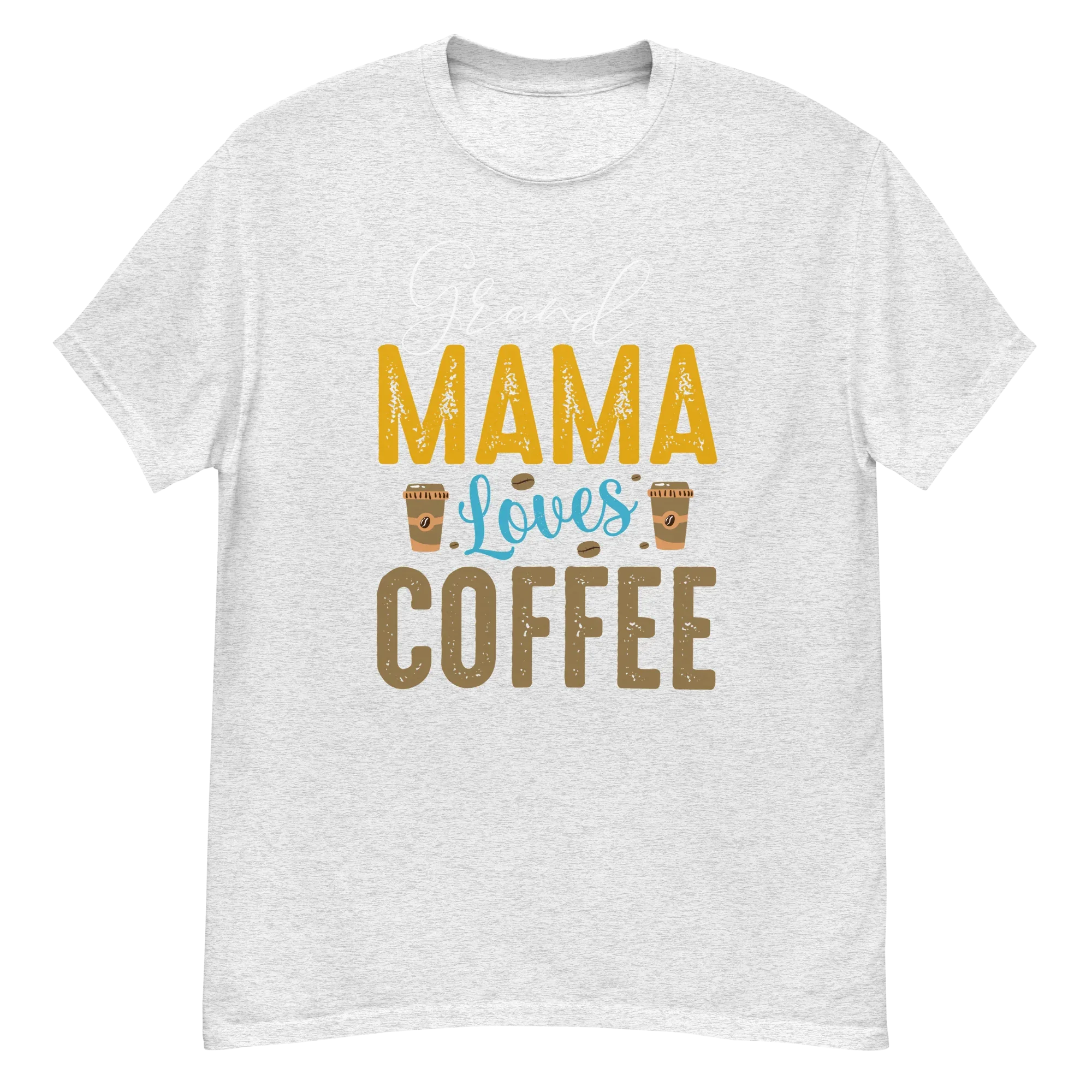 GRANDMA LOVES COFFEE unisex t-shirt - - - Printoo Shop