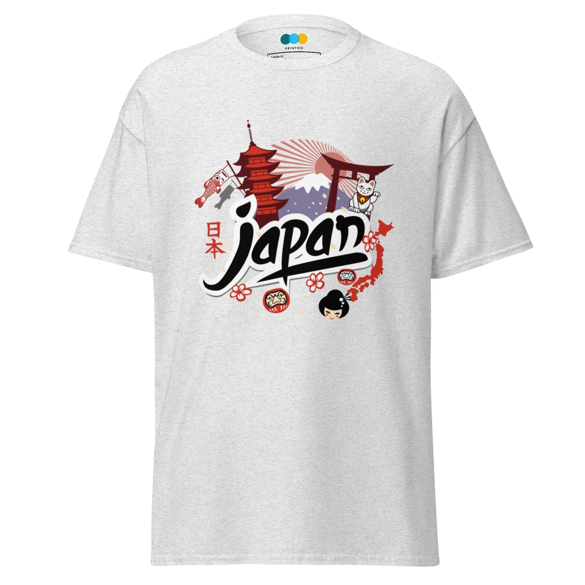 JAPAN HERITAGE ART men’s t-shirt - Dark Chocolate / S - Printoo Shop - 6295336_15837