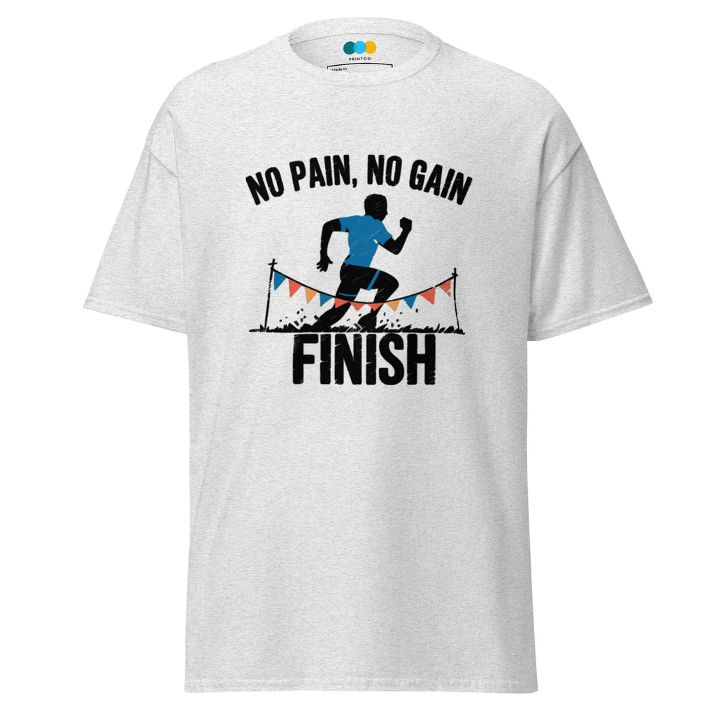 FINISH LINE VICTORY men’s t-shirt - Dark Heather / S - Printoo Shop - 6489722_15843