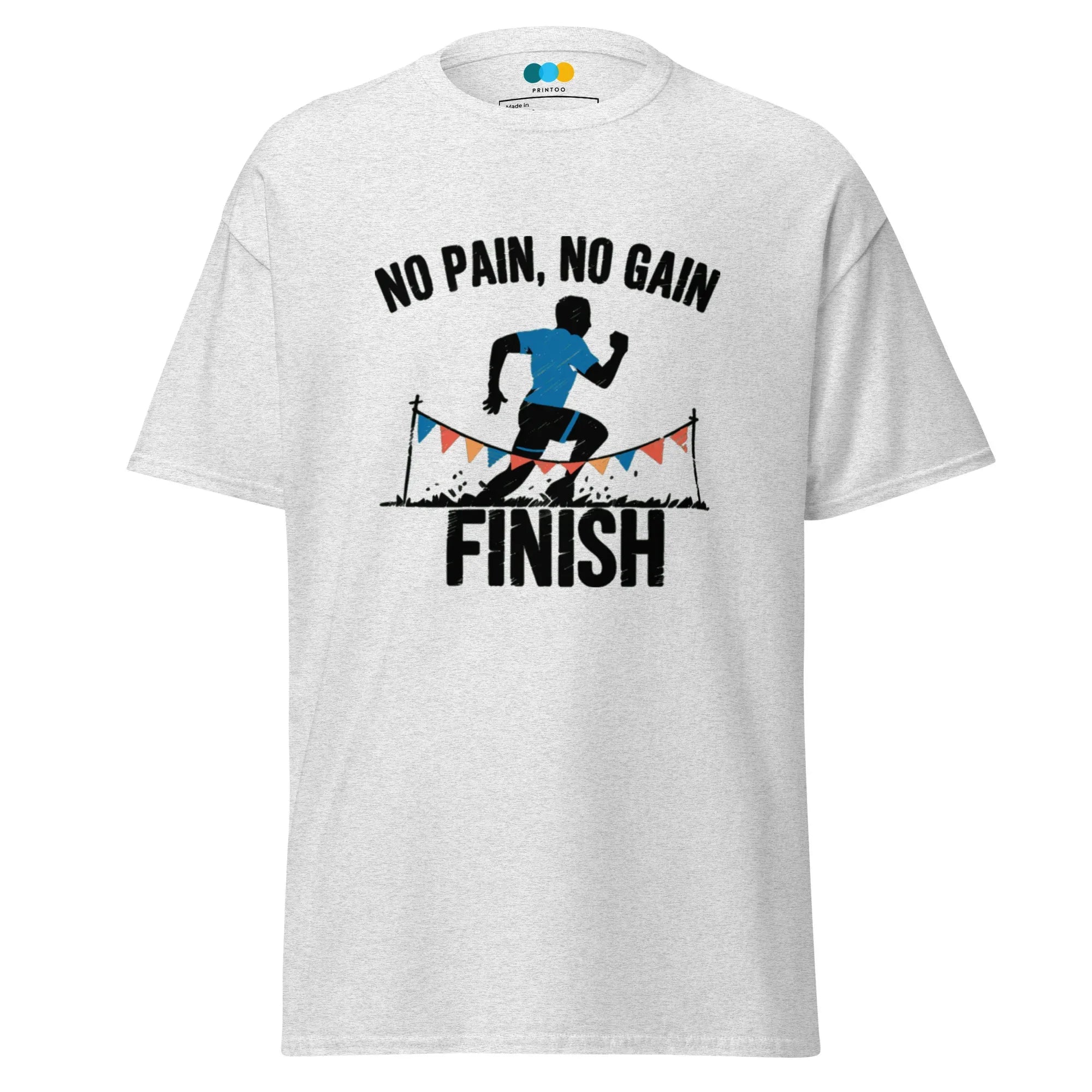 FINISH LINE VICTORY men’s t-shirt - Dark Heather / S - Printoo Shop - 6489722_15843