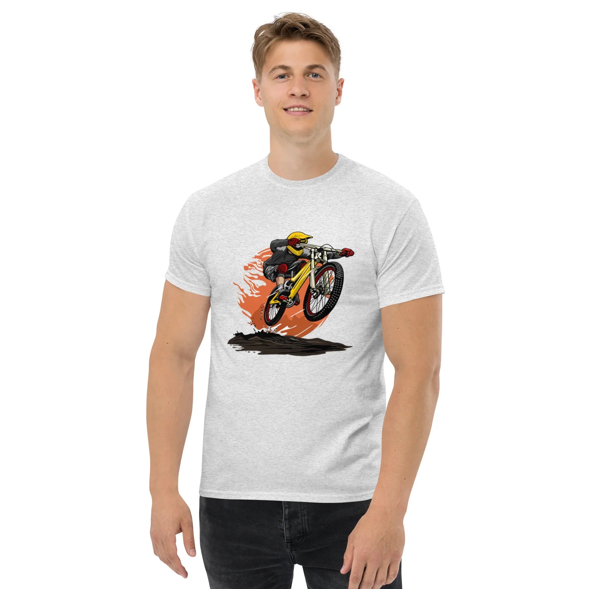 DOWNHILL ADRENALINE men’s t-shirt - Military Green / S - Printoo Shop - 2219644_15867