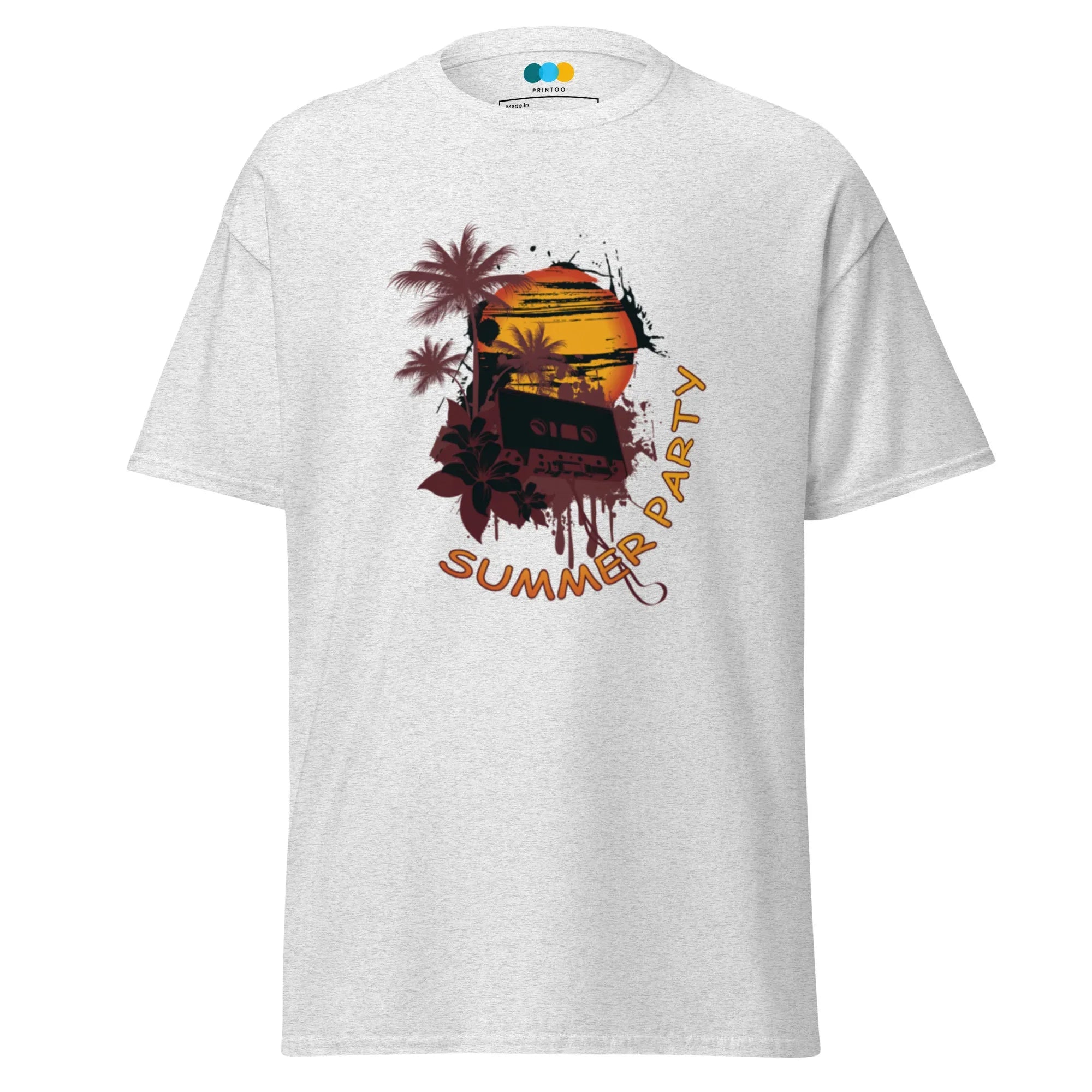 SUMMER PARTY men’s t-shirt - Sapphire / S - Printoo Shop - 5011747_21659