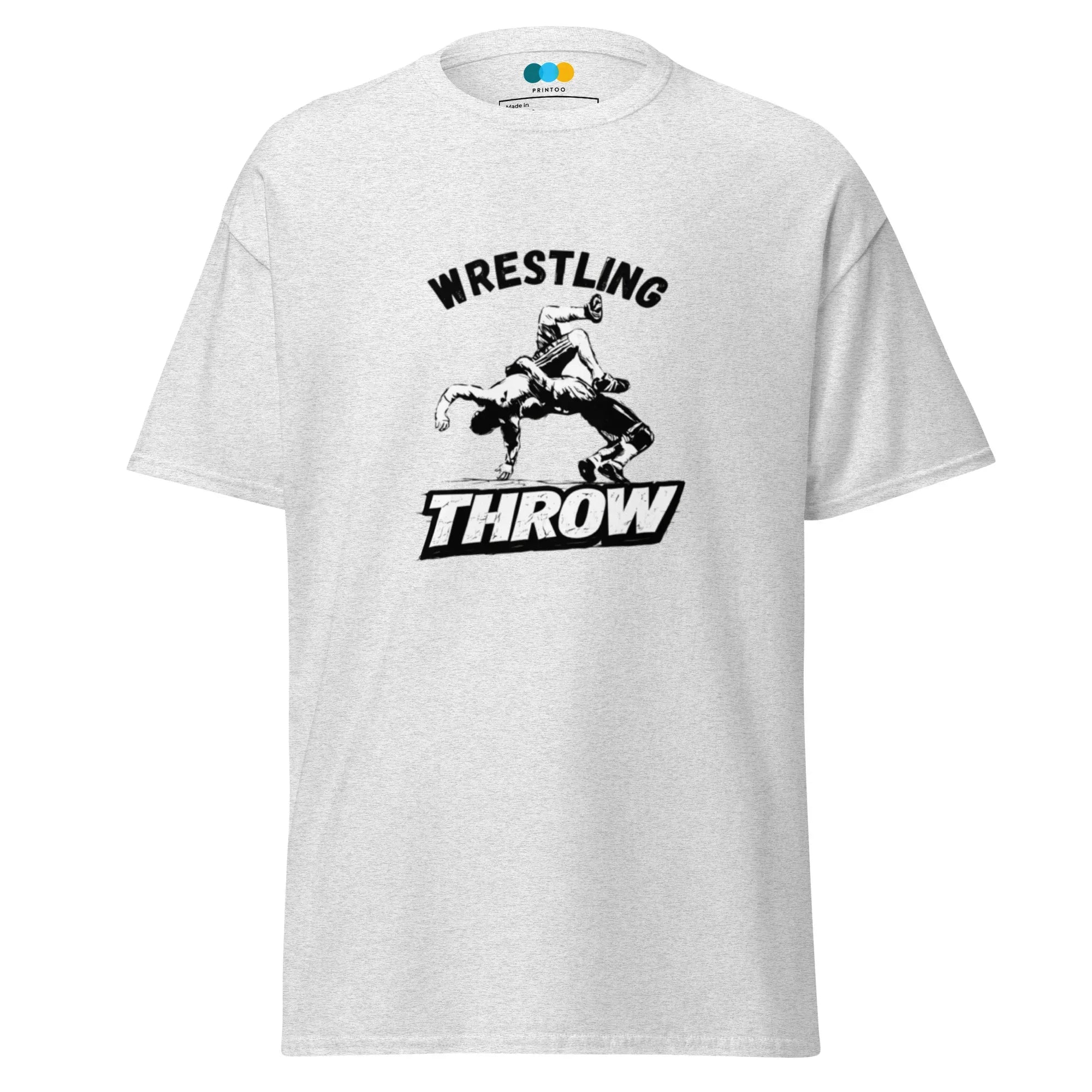 WRESTLING THROW men’s t-shirt - Red / S - Printoo Shop - 3560082_11566