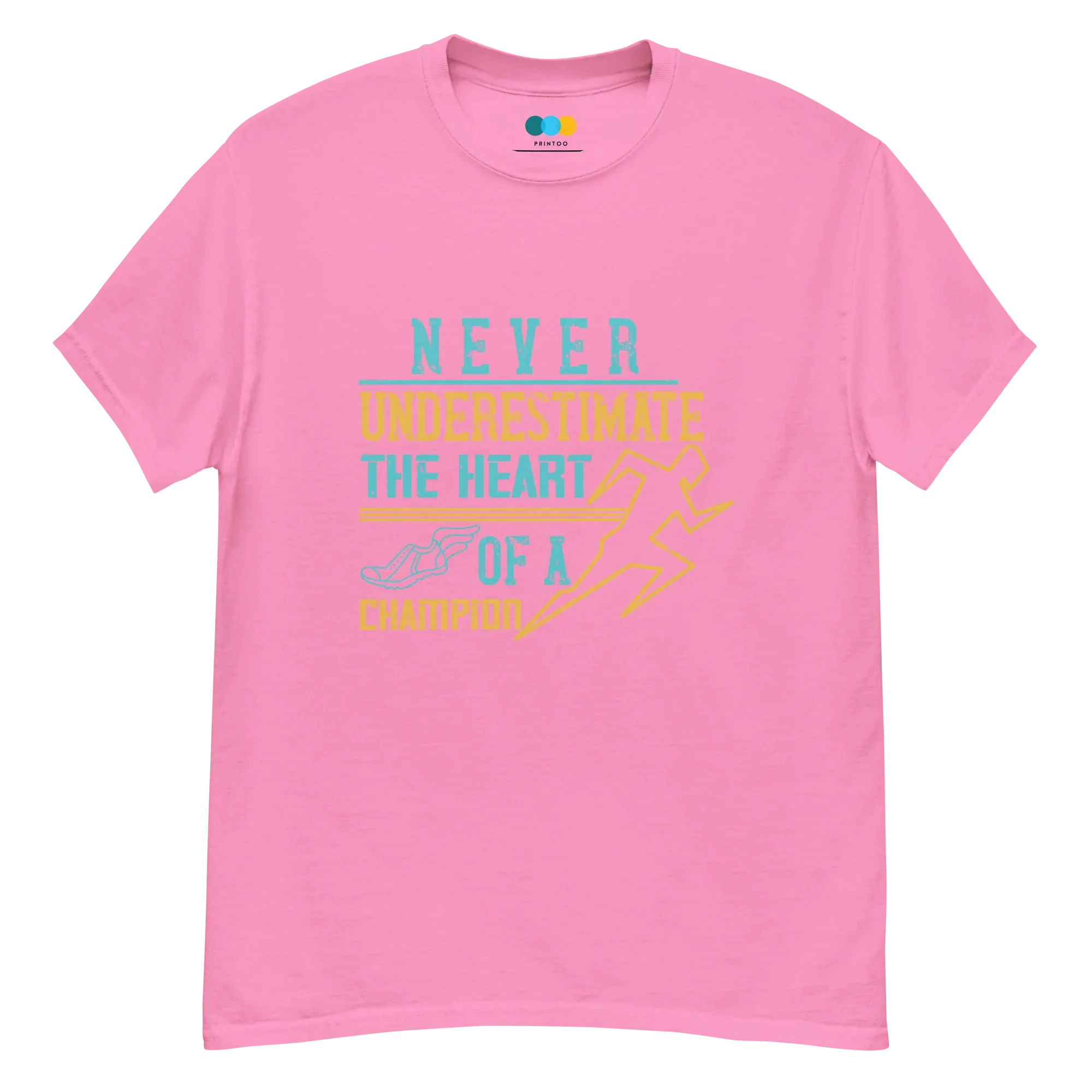 HEART OF A CHAMPION unisex t-shirt - - Running - Printoo Shop