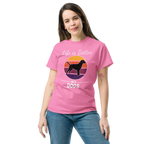 BETTER WITH DOGS unisex t-shirt - - Dogs t-shirt - Printoo Shop