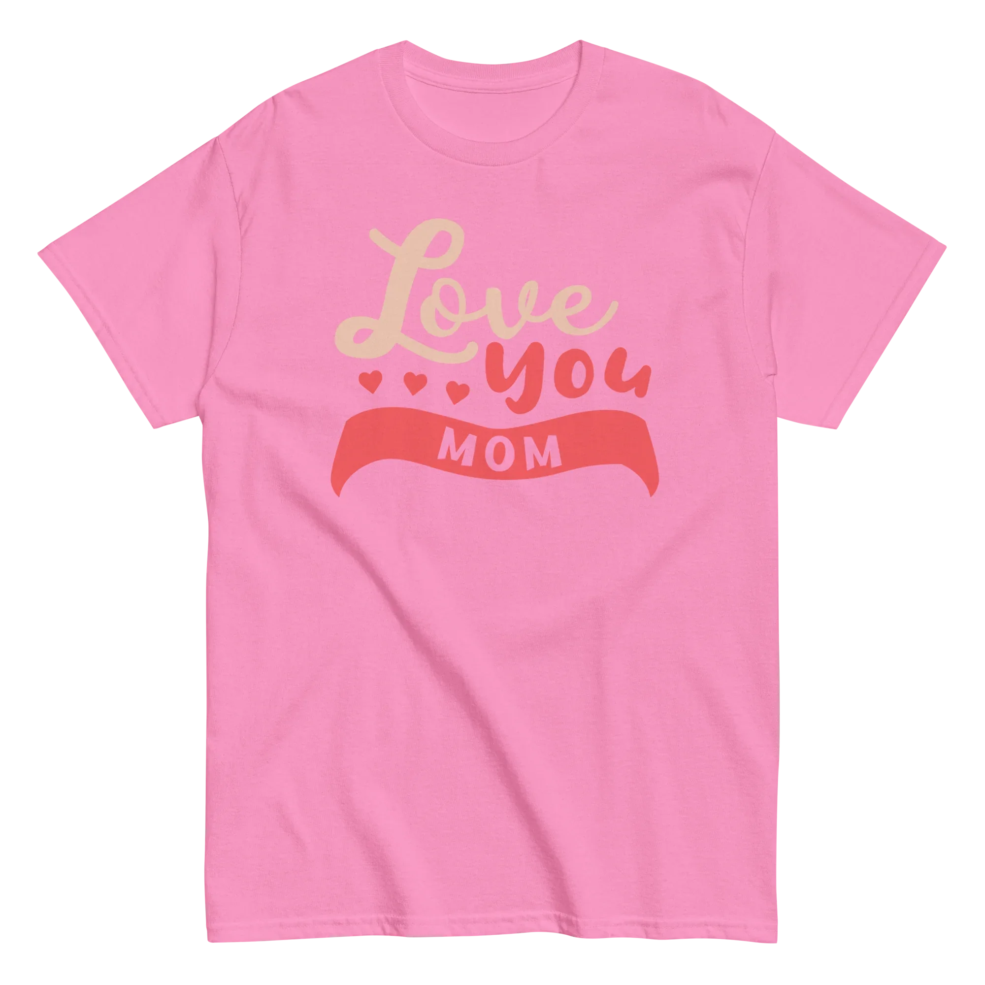 LOVE YOU MOM unisex t-shirt - Printoo Shop - - Mom t-shirts, t-shirt, unisex, Unisex Classic Tee | Gildan 5000