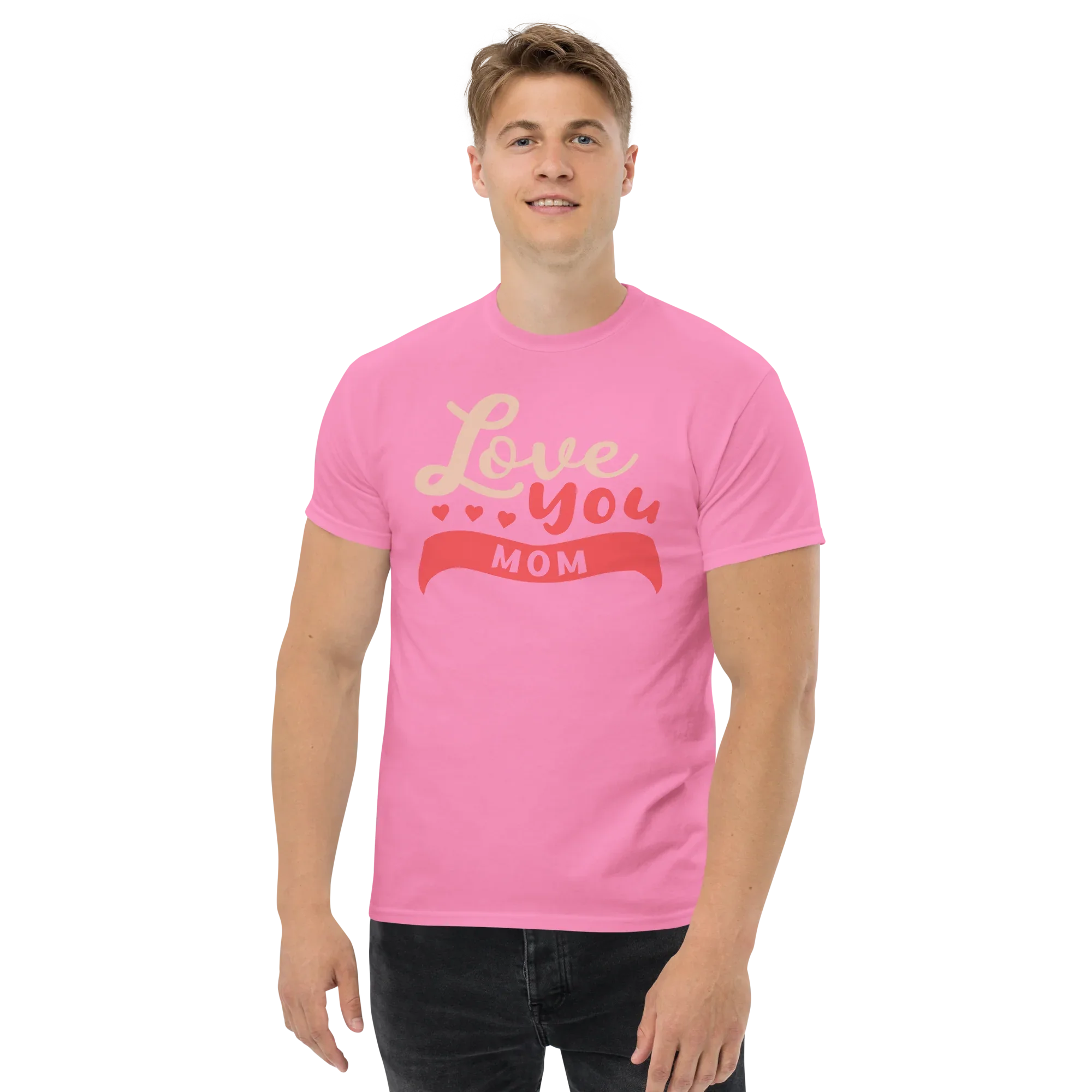 LOVE YOU MOM unisex t-shirt - Printoo Shop - - Mom t-shirts, t-shirt, unisex, Unisex Classic Tee | Gildan 5000