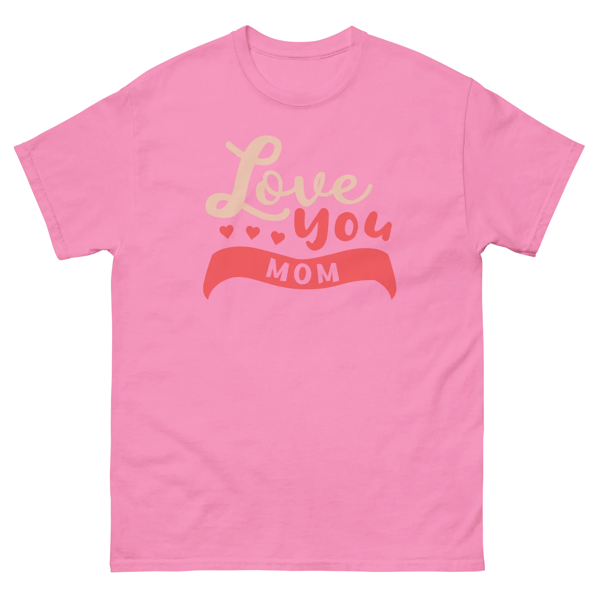 LOVE YOU MOM unisex t-shirt - Printoo Shop - - Mom t-shirts, t-shirt, unisex, Unisex Classic Tee | Gildan 5000