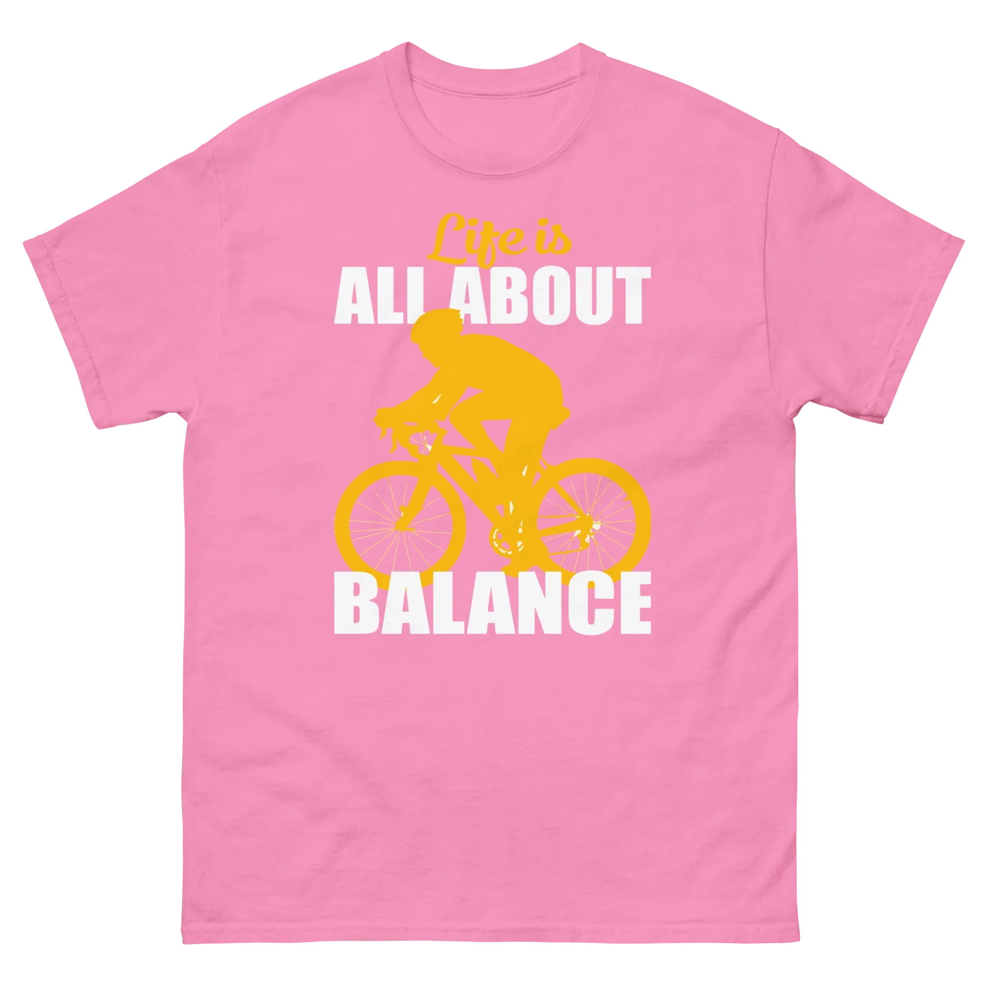 BALANCED LIFE unisex t-shirt - Printoo Shop - - bicycle, t-shirt, unisex, Unisex Classic Tee | Gildan 5000