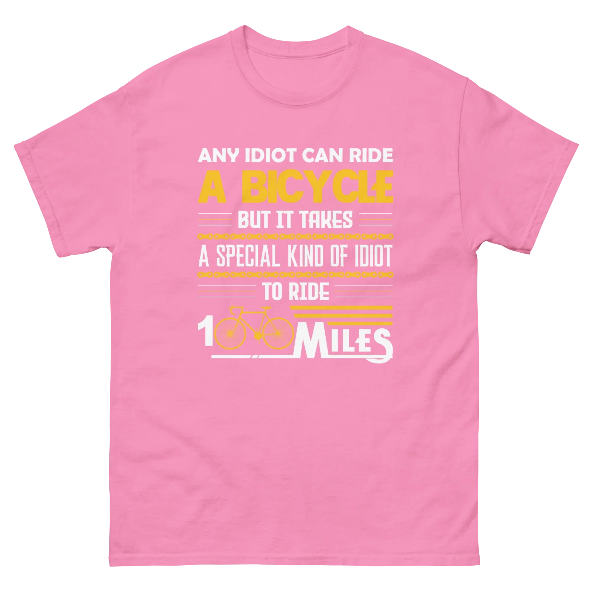 100 MILES unisex t-shirt - Printoo Shop - - bicycle, t-shirt, unisex, Unisex Classic Tee | Gildan 5000