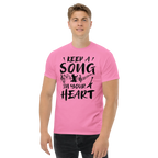 KEEP A SOUND IN YOUR HEART unisex t-shirt - - Music t-shirts - Printoo Shop