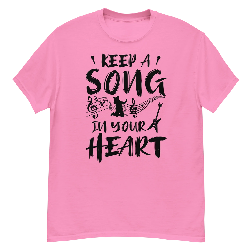 KEEP A SOUND IN YOUR HEART unisex t-shirt - - Music t-shirts - Printoo Shop
