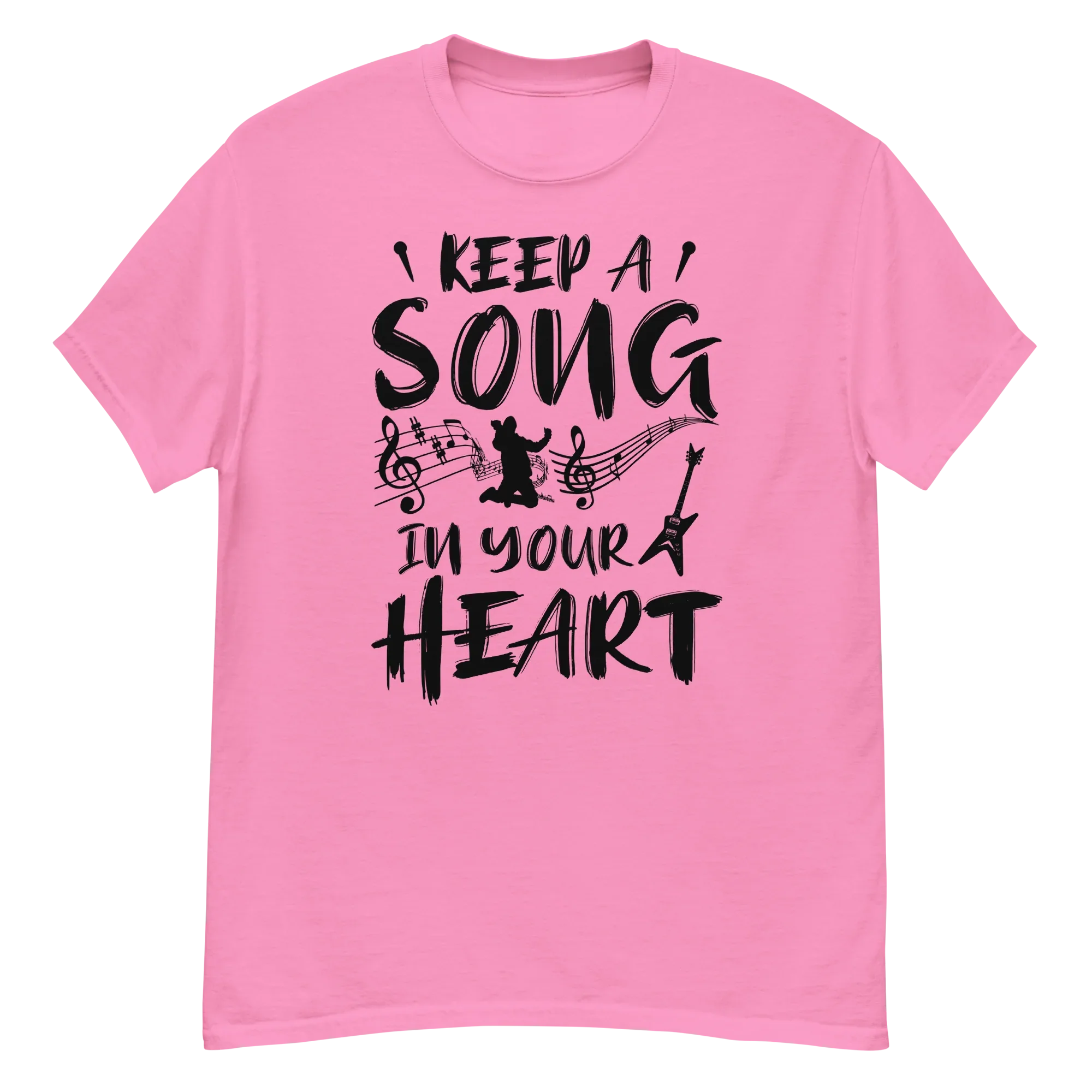 KEEP A SOUND IN YOUR HEART unisex t-shirt - - Music t-shirts - Printoo Shop