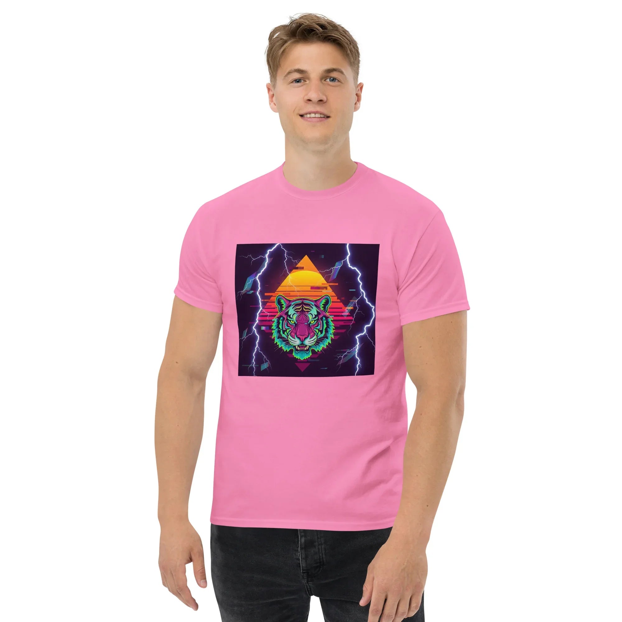 OF THE STORM SUNSET unisex t-shirt - Printoo Shop - - Retro & Synthwave T-Shirts, t-shirt, unisex, Unisex Classic Tee | Gildan 5000