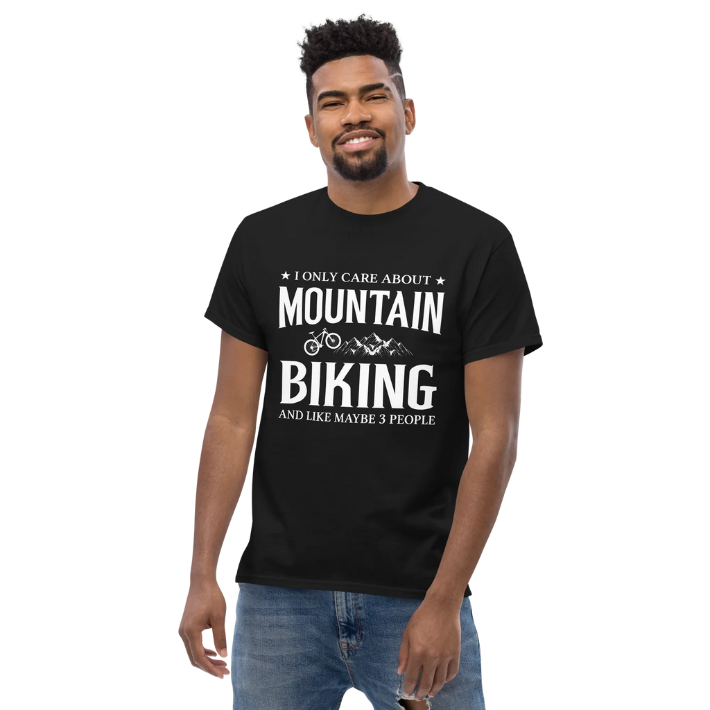 I ONLY CARE ABOUT MTB unisex t-shirt - - Bicycle t-shirts - Printoo Shop