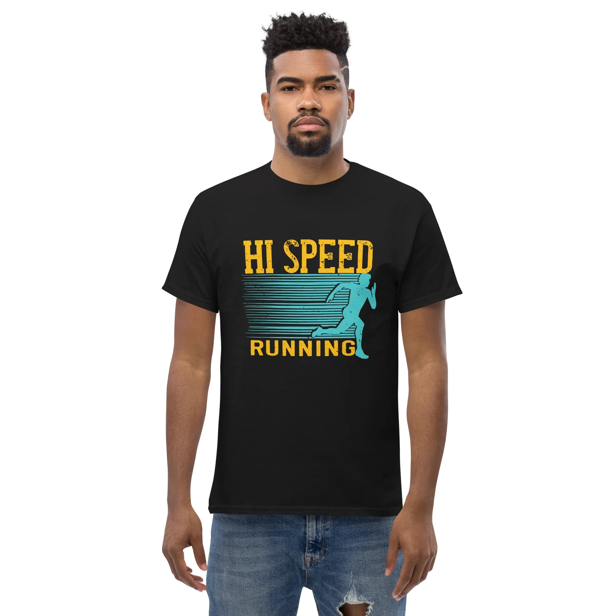 HIGH SPEED RUNNING unisex t-shirt - - - Printoo Shop
