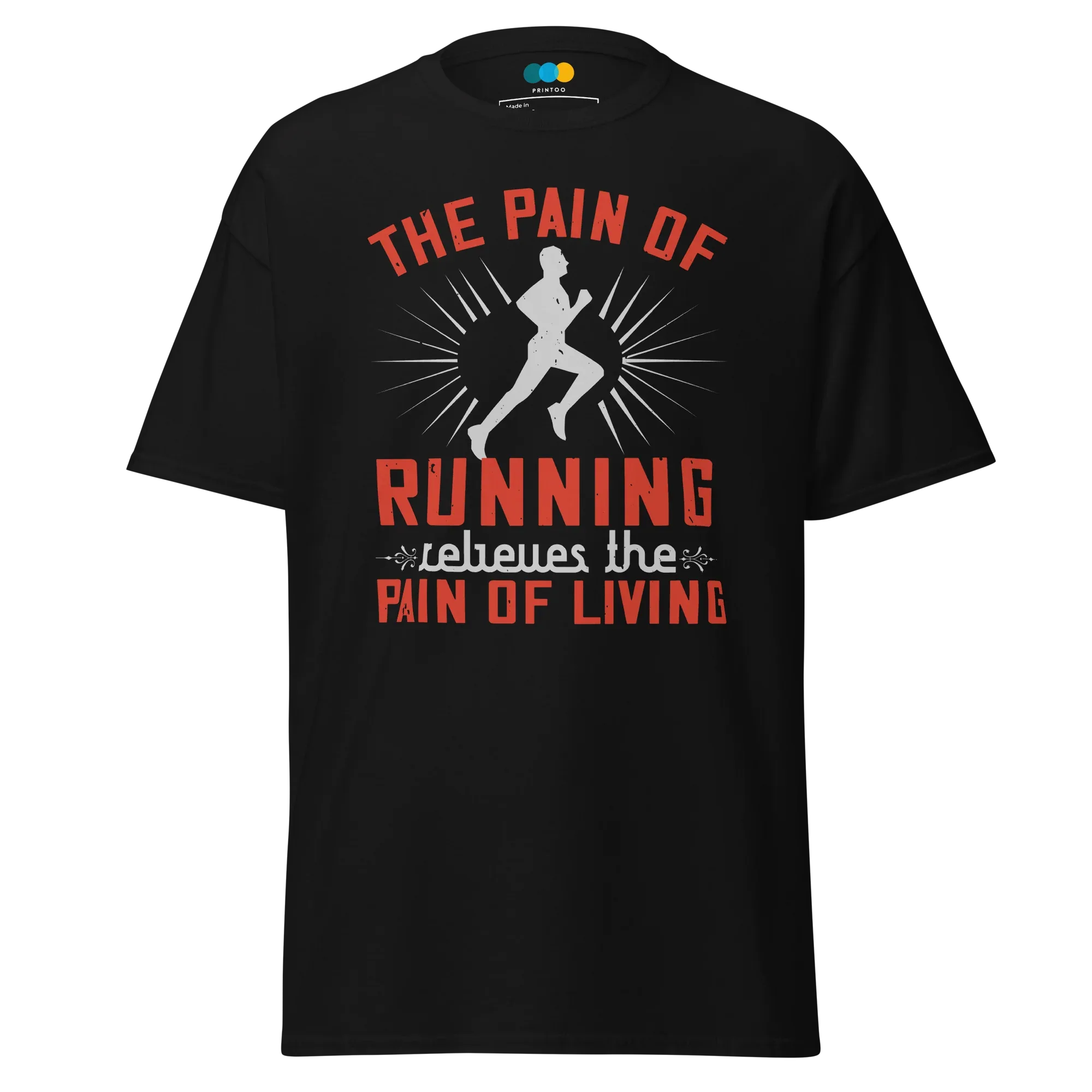 RUN & LIVE unisex t-shirt - - Running - Printoo Shop