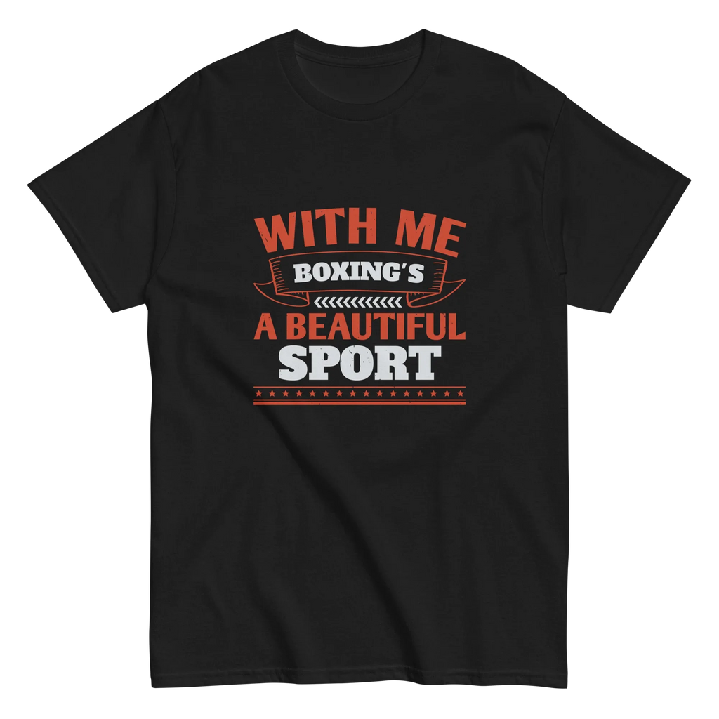 BOXING IS BEAUTIFUL unisex t-shirt - Printoo Shop - - boxing, Regular fit, t-shirt, unisex, Unisex Classic Tee | Gildan 5000