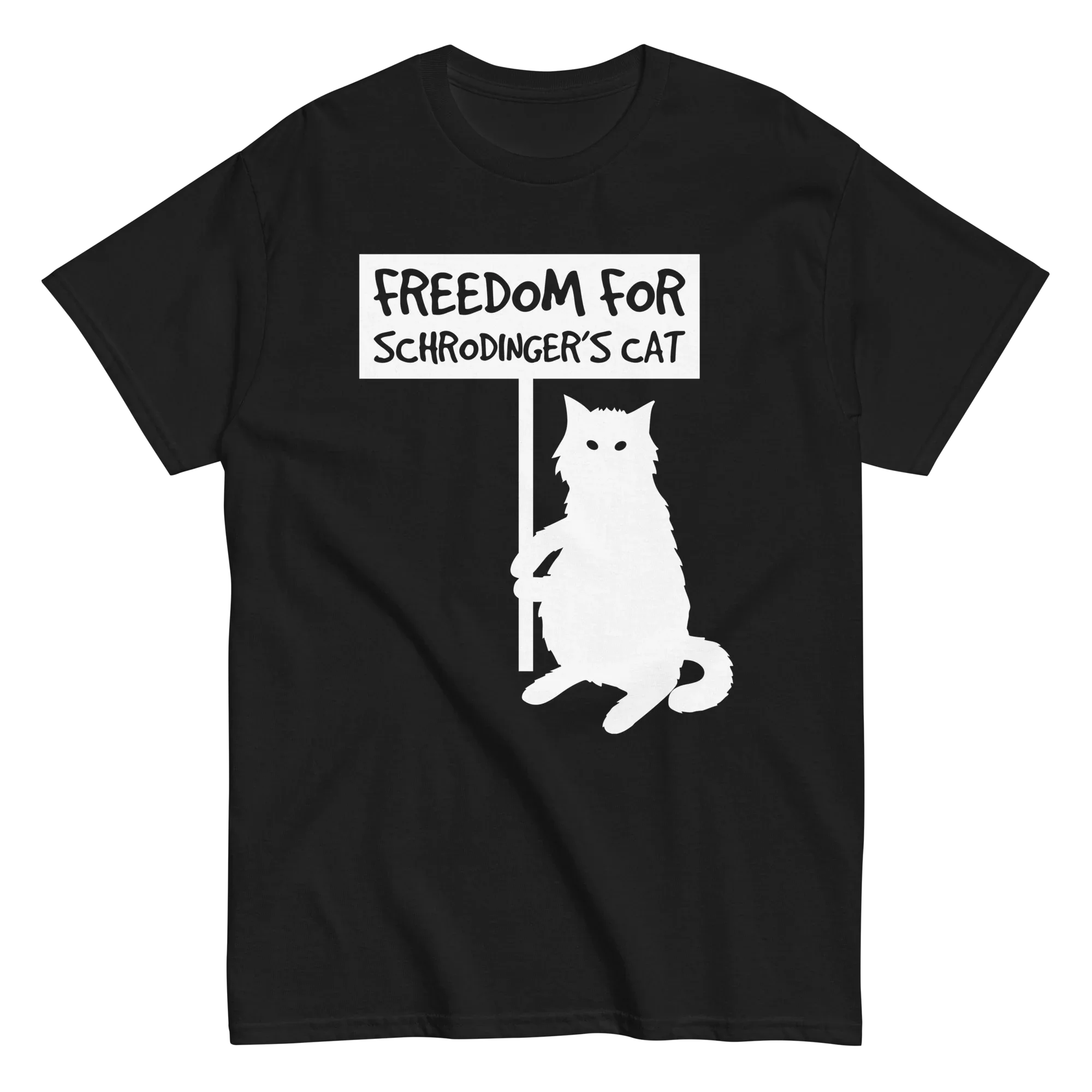 SCHRODINGER'S CAT unisex t-shirt - - Cat t-shirts - Printoo Shop