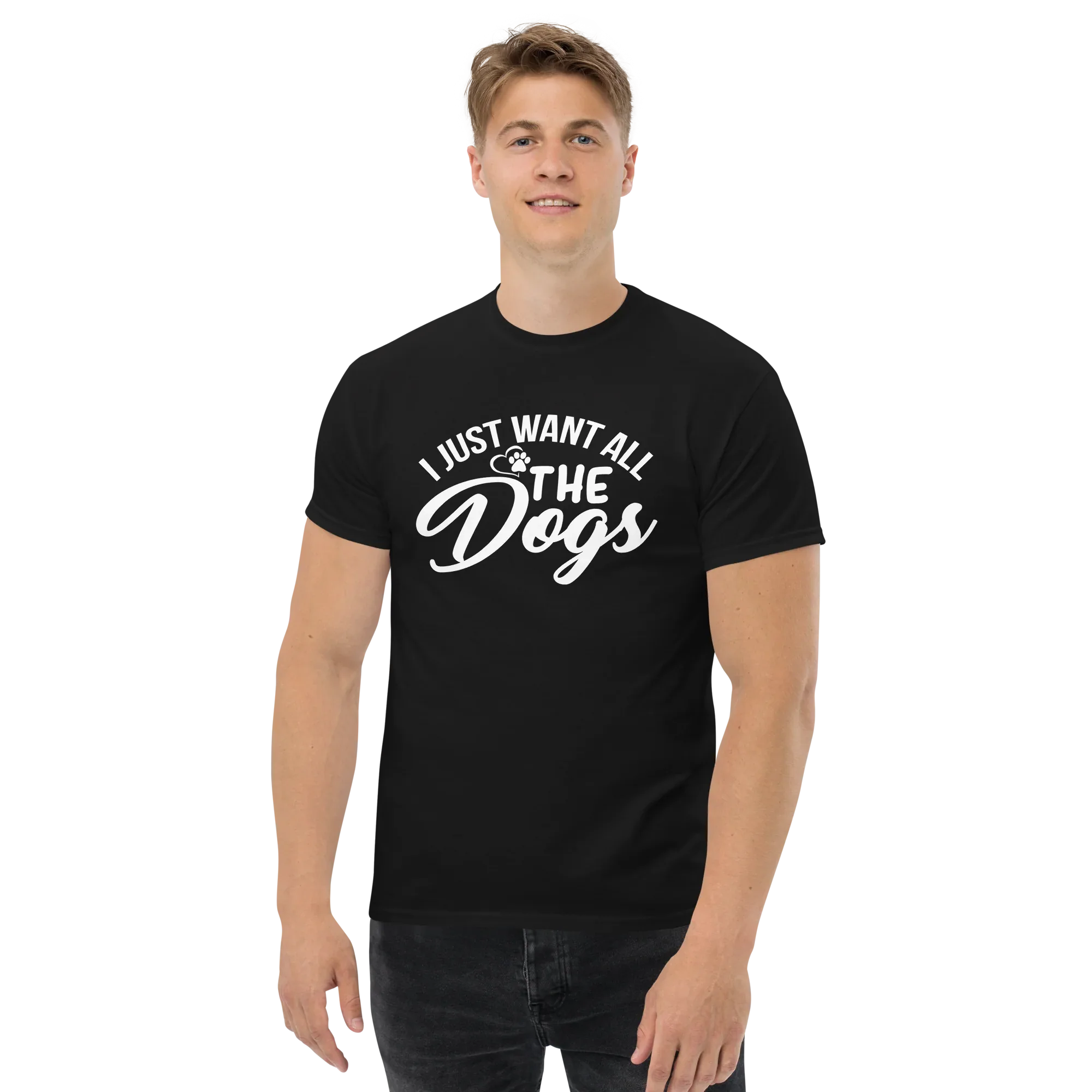 ALL THE DOGS unisex t-shirt - Printoo Shop - - dog, Streetwear look, t-shirt, unisex, Unisex Classic Tee | Gildan 5000