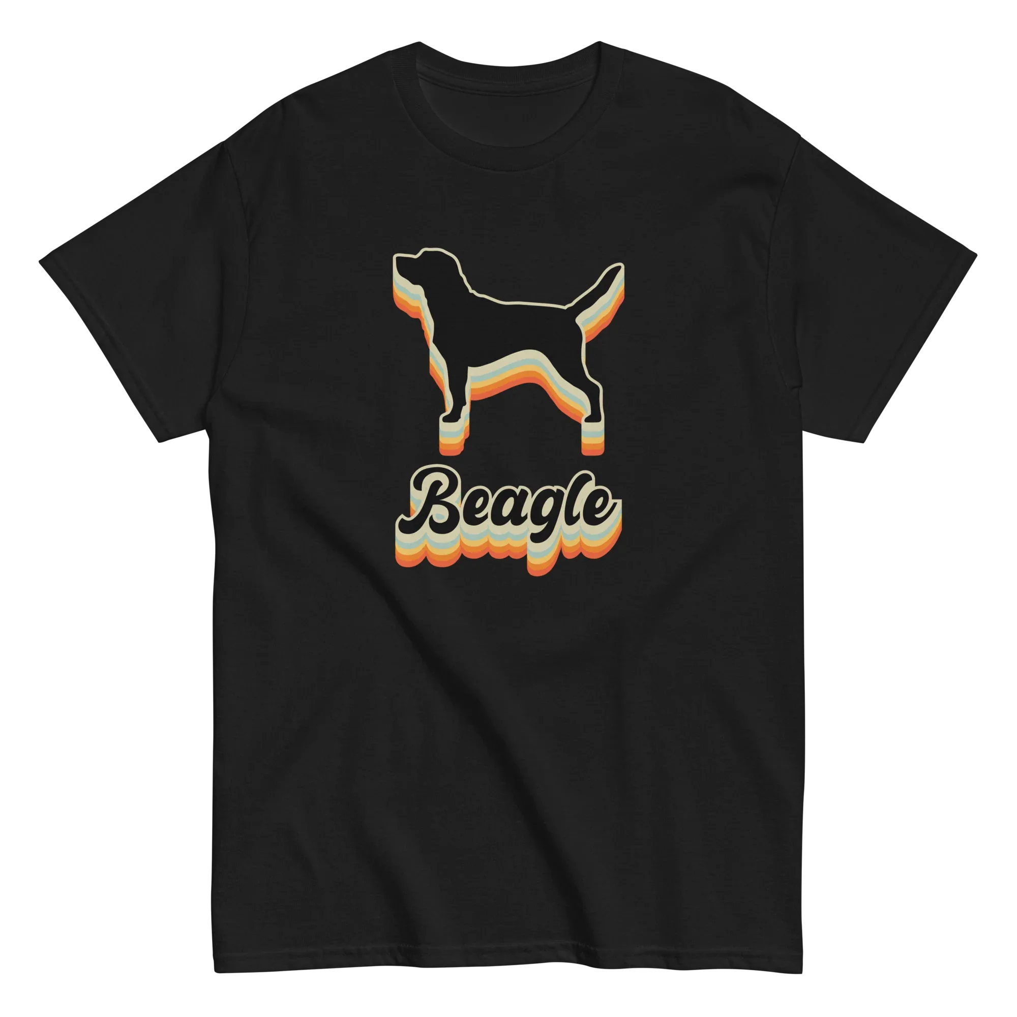 BEAGLE DARK unisex t-shirt - Printoo Shop - - dog, Streetwear look, t-shirt, unisex, Unisex Classic Tee | Gildan 5000