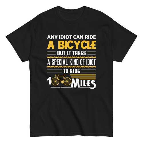 100 MILES unisex t-shirt - Printoo Shop - - bicycle, t-shirt, unisex, Unisex Classic Tee | Gildan 5000