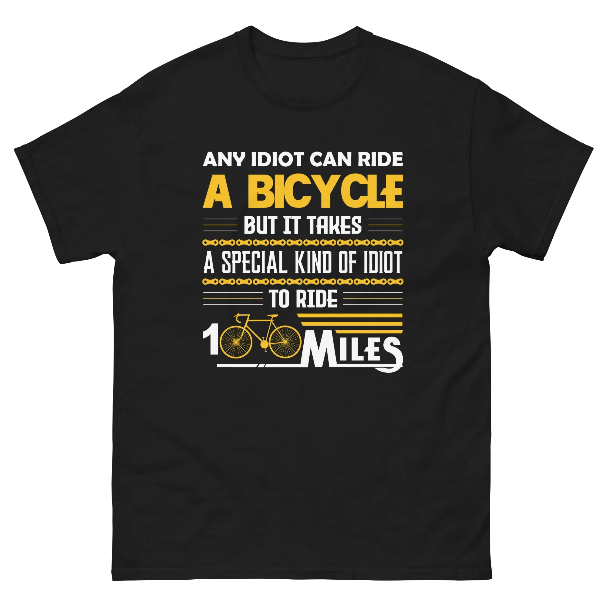 100 MILES unisex t-shirt - Printoo Shop - - bicycle, t-shirt, unisex, Unisex Classic Tee | Gildan 5000